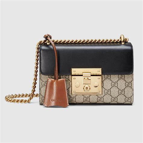 gucci padlock shoulder bag replica|genuine gucci padlock bag.